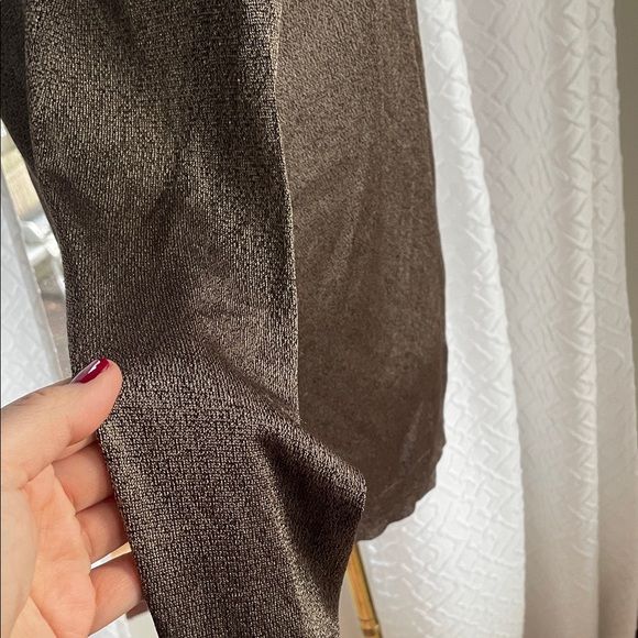 Eileen Fisher Women's Bronze Button-Up Sweater XS Fits S-M - Picture 7 of 12